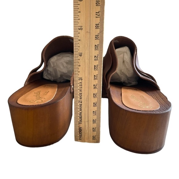 SEYCHELLES loud & clear clog in cognac Size 8.5 NWT - Picture 11 of 13